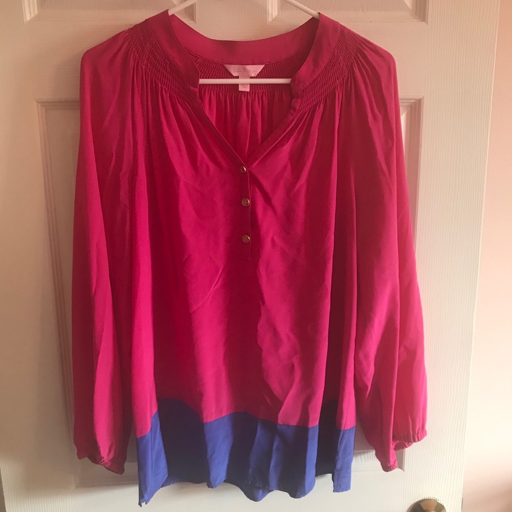 Silk Lilly Pulitzer Blouse
